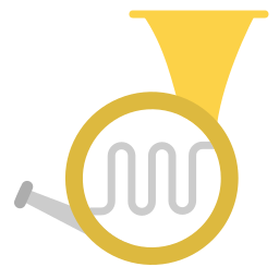 French horn icon