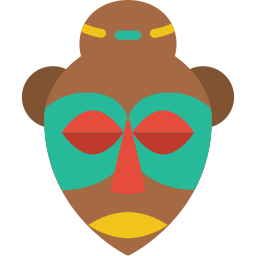 afrikanische maske icon