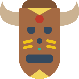 afrikanische maske icon