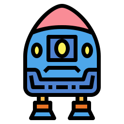 Space capsule icon