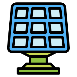 painel solar Ícone