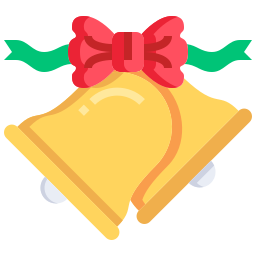 Christmas bell icon