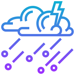 chuva de granizo Ícone