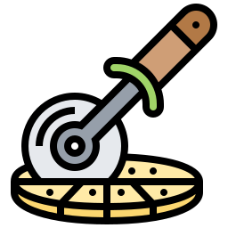 Pizza cutter icon