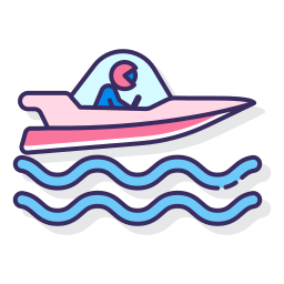 Jet boat icon