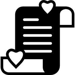 Love letter icon