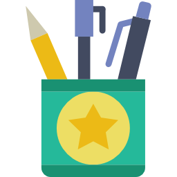 Pencil case icon