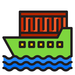 Cargo ship icon