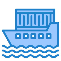 Cargo ship icon