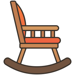 Rocking chair icon