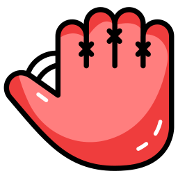 Baseball glove icon