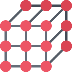 estrutura molecular Ícone