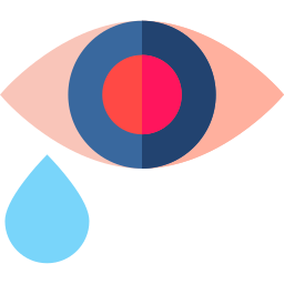 rote augen icon