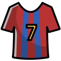 camisa de futebol Ícone