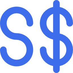 Singapore dollar icon