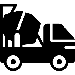 Concrete mixer icon