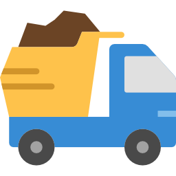 Dump truck icon