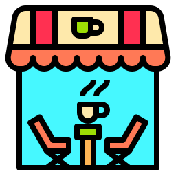 Coffee shop icon