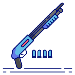 fucile da caccia icona