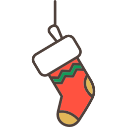 Christmas sock icon