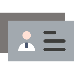 Business card icon