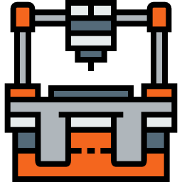 Industrial robot icon