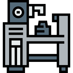 Industrial robot icon