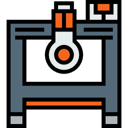 Industrial robot icon