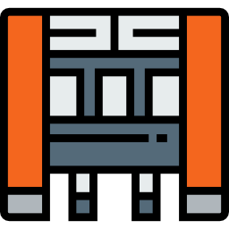 Industrial robot icon