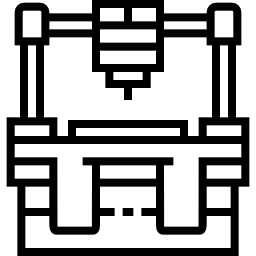 Industrial robot icon