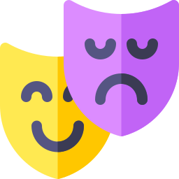 Theatre mask icon