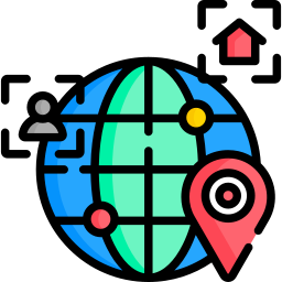 geographisches positionierungs system icon