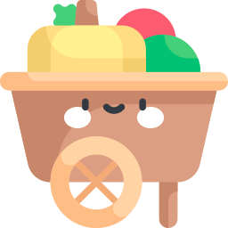 Food cart icon