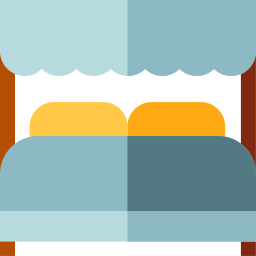 Canopy bed icon