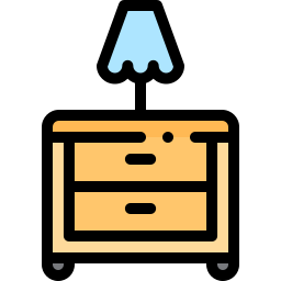 Bedside table icon