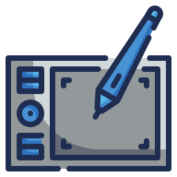 Pen tablet icon