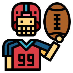 amerikanischer fußball icon