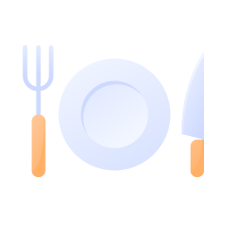 assiette Icône