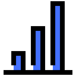 gráfico de crescimento Ícone