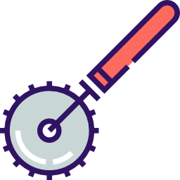 Pizza cutter icon