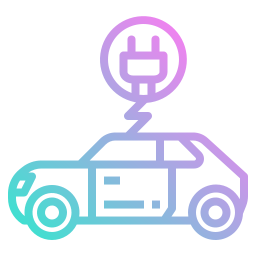 Electric car icon