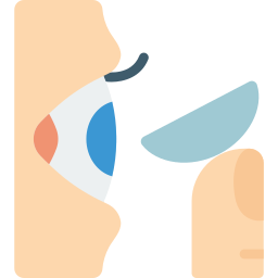 Contact lens icon