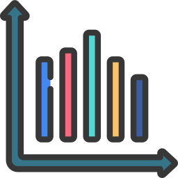 diagramme à bandes Icône