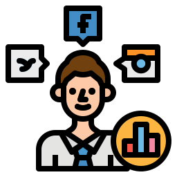 Social media marketing icon