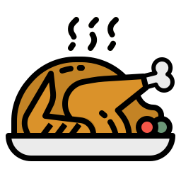 Turkey leg icon