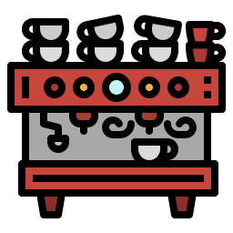 Coffee machine icon