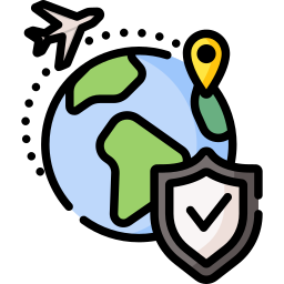 Travel insurance icon