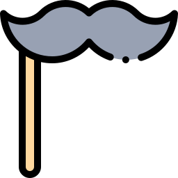 moustache Icône