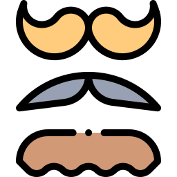 moustache Icône