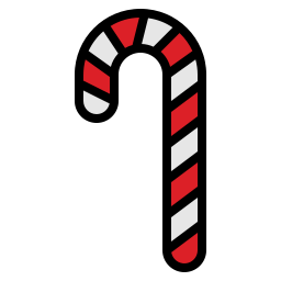 Candy cane icon